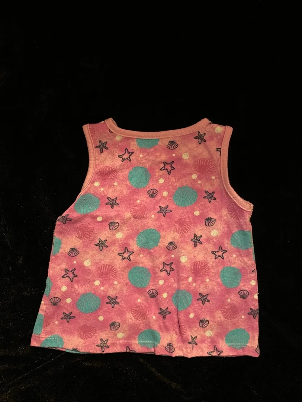 wonder nation Pink Sleeveless Pajama Set with Teal Dot Print
